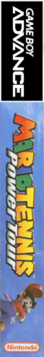Mario Power Tennis — box-2D-side (US)