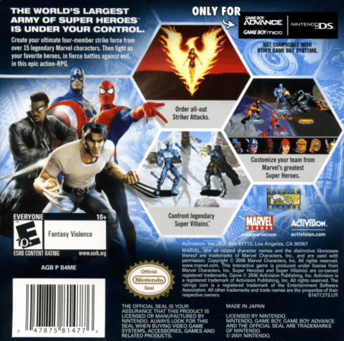 Marvel Ultimate Alliance — box-2D-back (US)