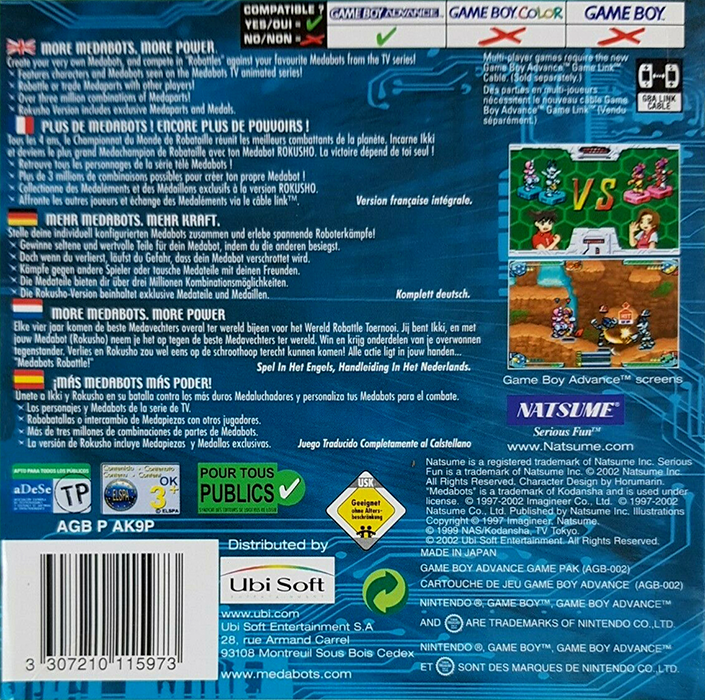 Medabots Ax - Rokusho Ver. — box-2D-back (EU)