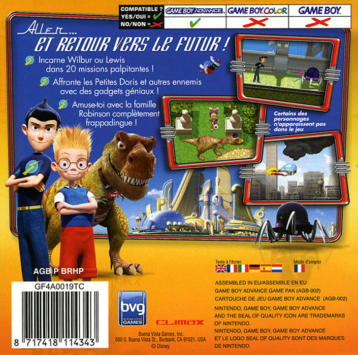 Meet The Robinsons — box-2D-back (FR)