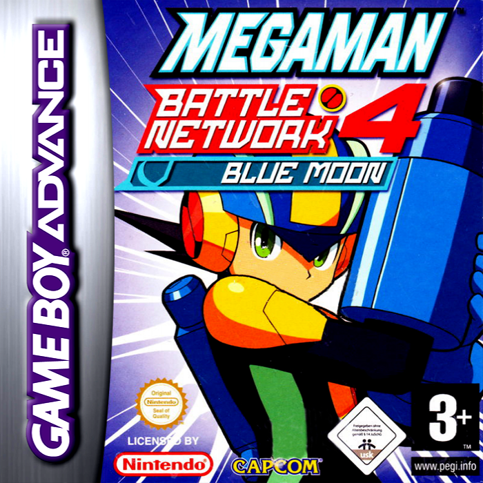 Mega Man Battle Network 4 - Blue Moon — box-2D (EU)