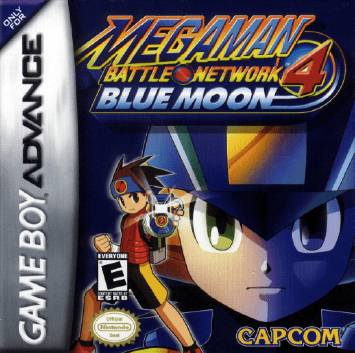 Mega Man Battle Network 4 - Blue Moon box art