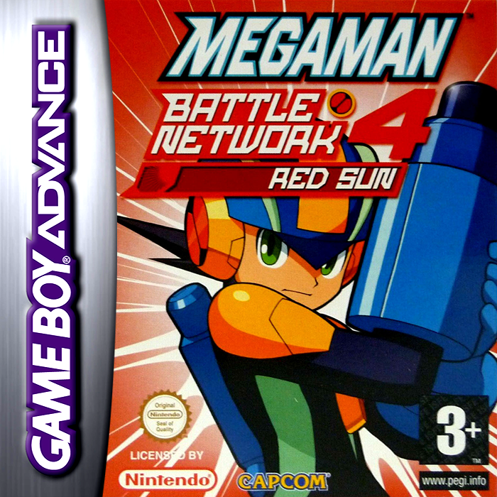 Mega Man Battle Network 4 - Red Sun — box-2D (EU)