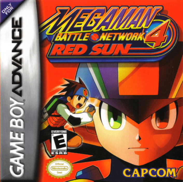 Mega Man Battle Network 4 - Red Sun box art