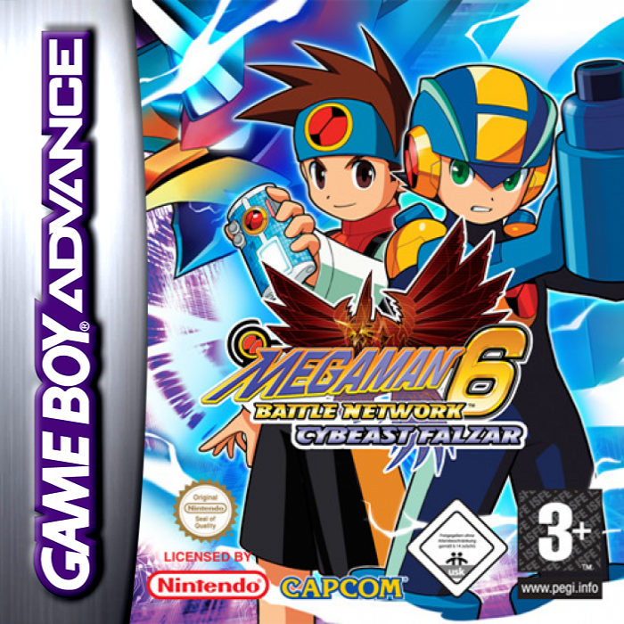 Mega Man Battle Network 6 - Cybeast Falzar — box-2D (EU)