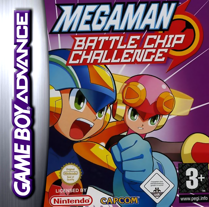 Mega Man Battle Chip Challenge — box-2D (EU)