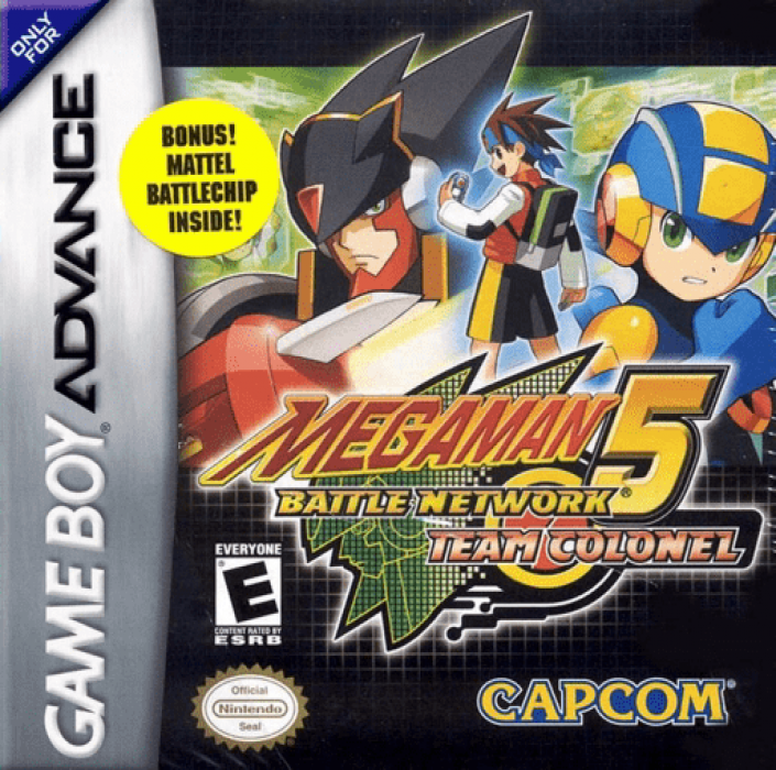 Mega Man Battle Network 5 - Team Colonel box art