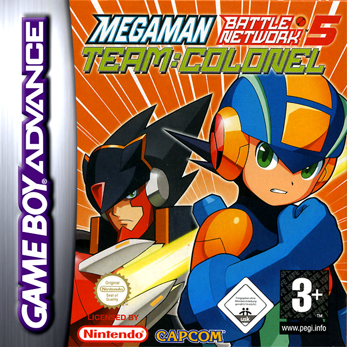 Mega Man Battle Network 5 - Team Colonel — box-2D (EU)