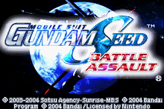 Mobile Suit Gundam Seed - Battle Assault — sstitle (US)