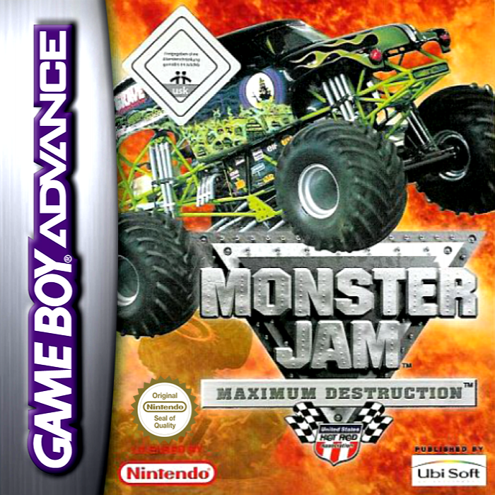 Monster Jam - Maximum Destruction — box-2D (EU)