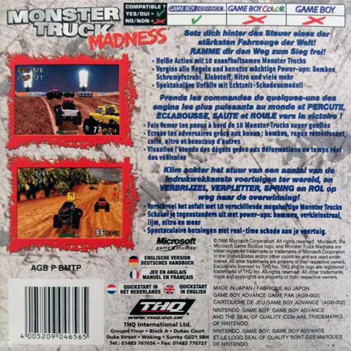 Monster Truck Madness — box-2D-back (EU)