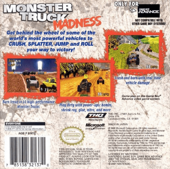 Monster Truck Madness — box-2D-back (US)