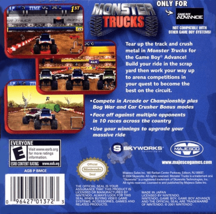 Monster Trucks — box-2D-back (US)