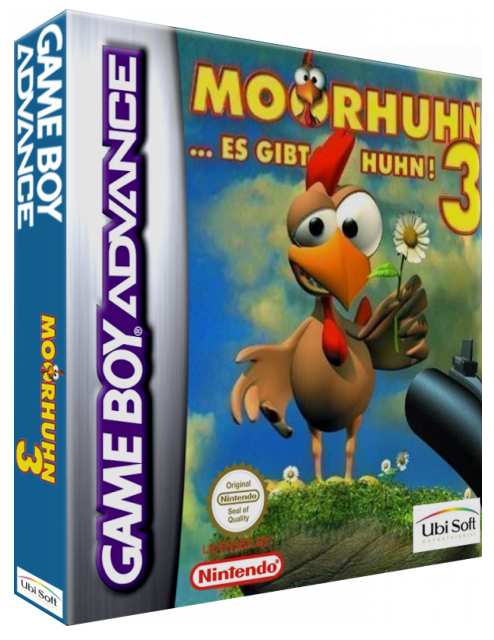 Moorhen 3 - The Chicken Chase! — box-3D (EU)