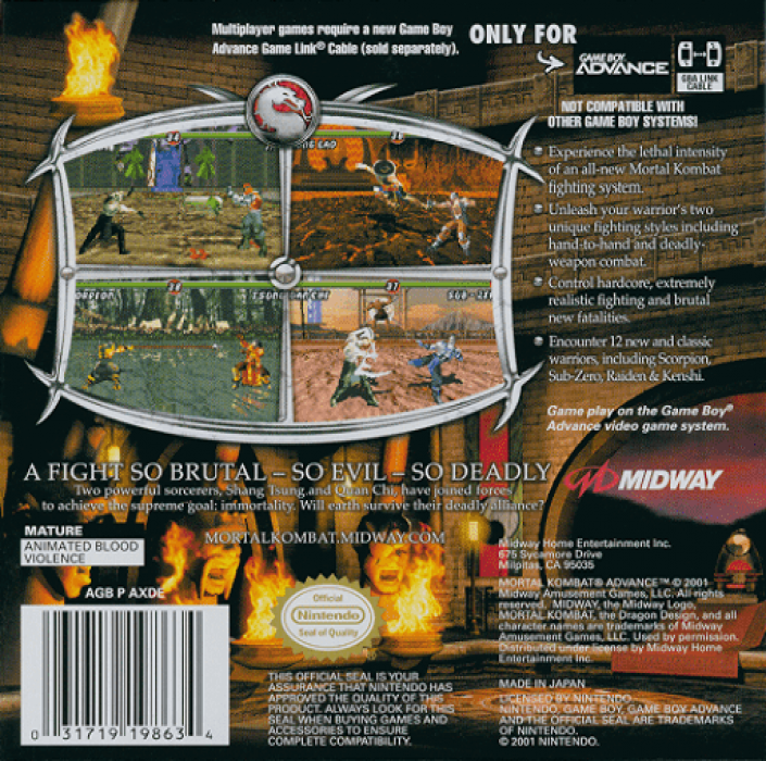Mortal Kombat - Deadly Alliance — box-2D-back (US)