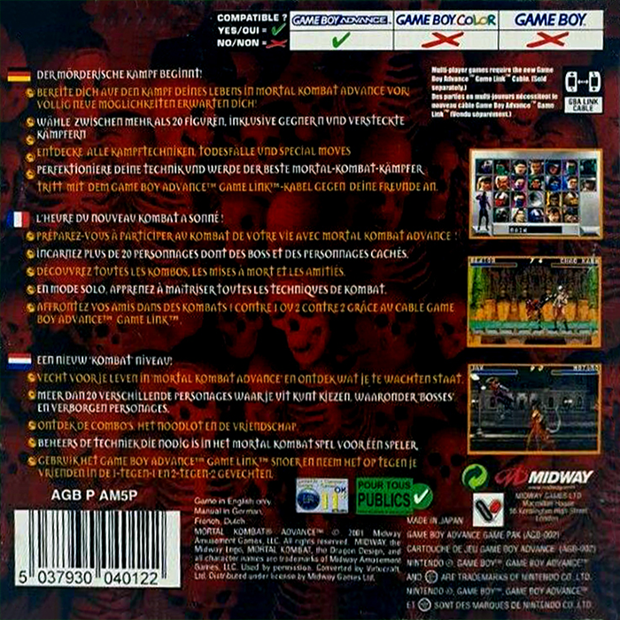 Mortal Kombat Advance — box-2D-back (EU)