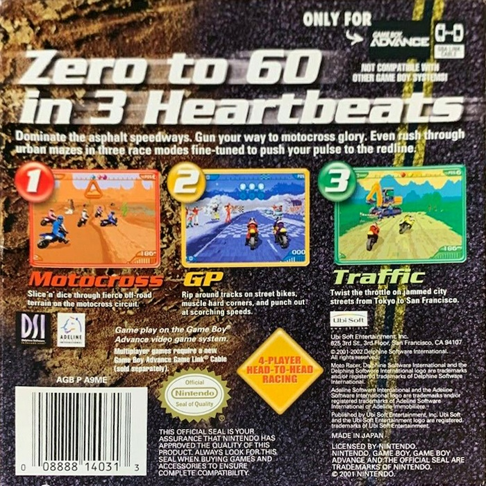 Moto Racer Advance — box-2D-back (US)