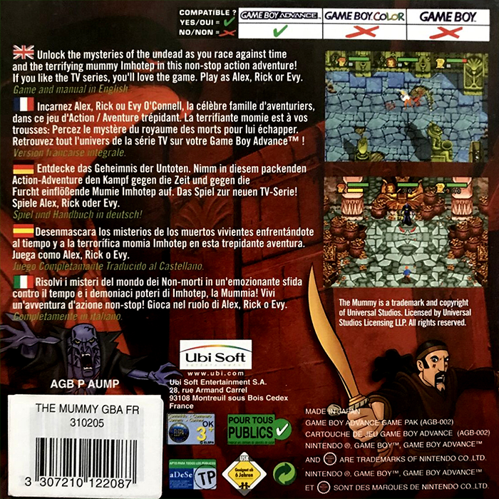 Mummy, The — box-2D-back (EU)