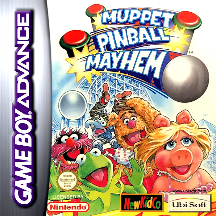Muppet Pinball Mayhem — box-2D (EU)