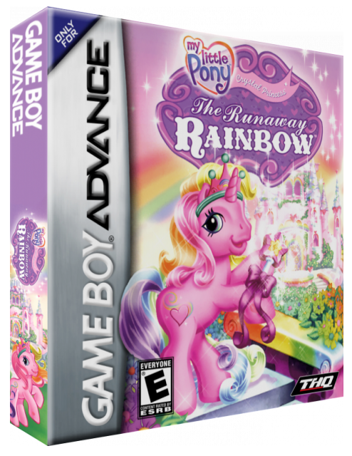 My Little Pony - Crystal Princess - The Runaway Rainbow — box-3D (US)