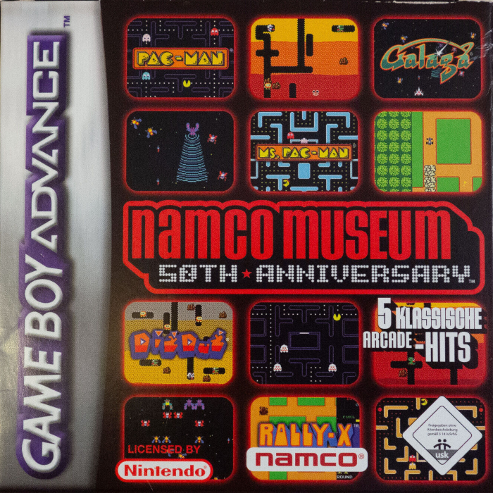 Namco Museum 50th Anniversary — box-2D (DE)