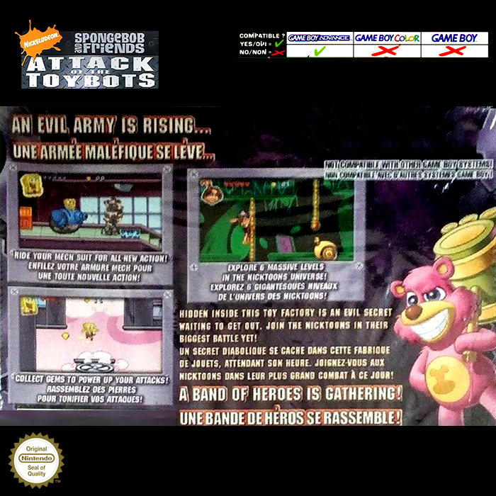 SpongeBob and Friends - Attack of the Toybots — box-2D-back (EU)