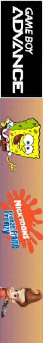 SpongeBob SquarePants and Friends in Freeze Frame Frenzy — box-2D-side (US)