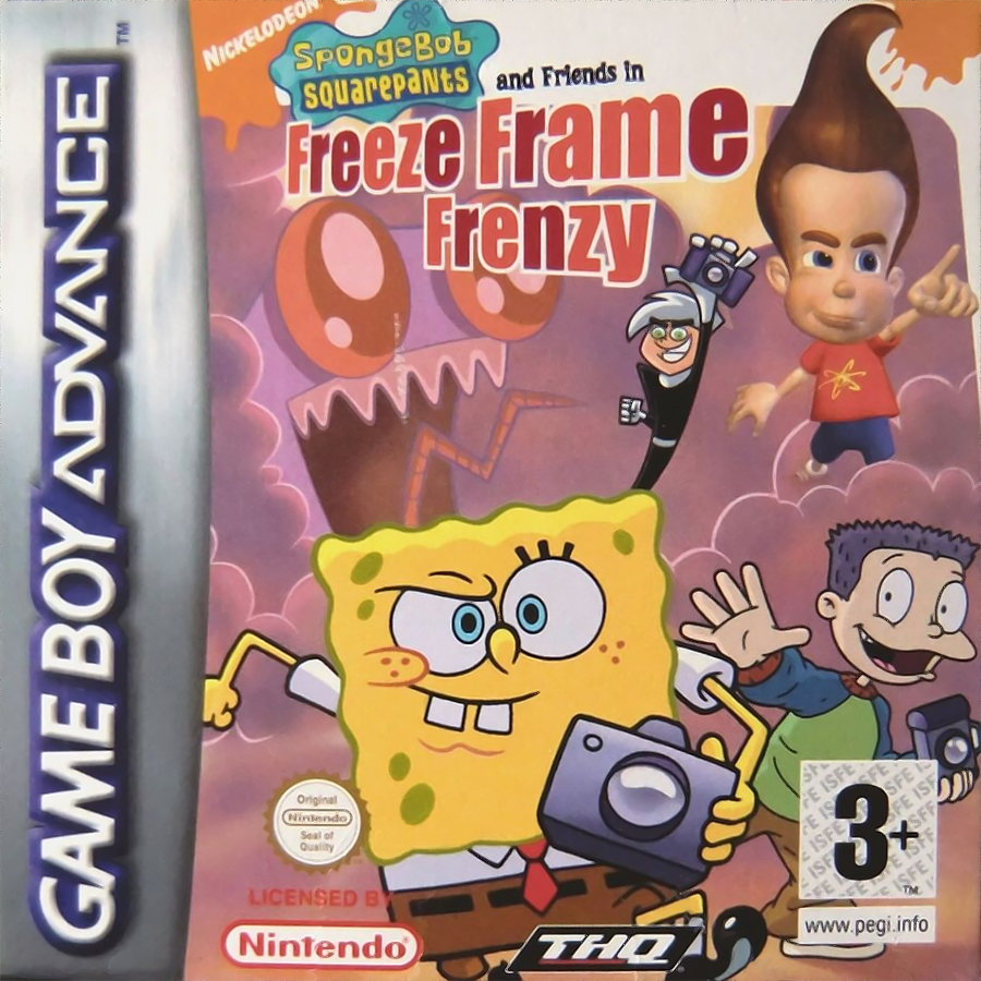 SpongeBob SquarePants and Friends in Freeze Frame Frenzy — box-2D (EU)