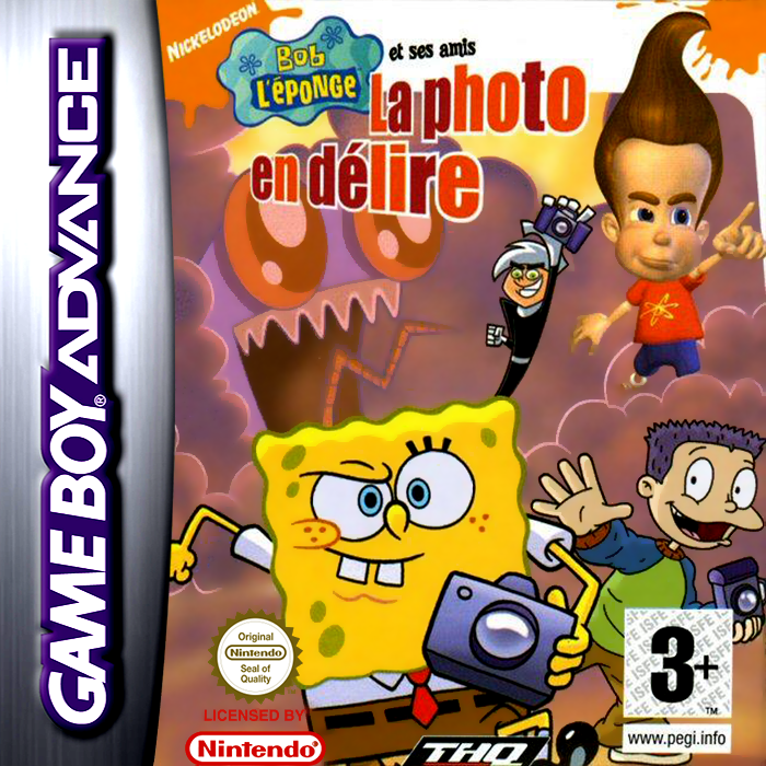 SpongeBob SquarePants and Friends in Freeze Frame Frenzy — box-2D (FR)