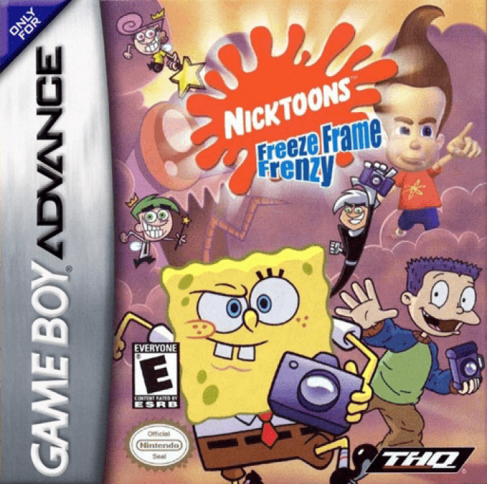 SpongeBob SquarePants and Friends in Freeze Frame Frenzy box art