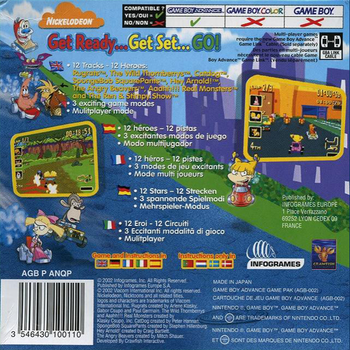 Nicktoons Racing — box-2D-back (EU)