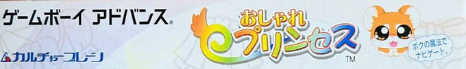 Oshare Princess — box-2D-side (JP)