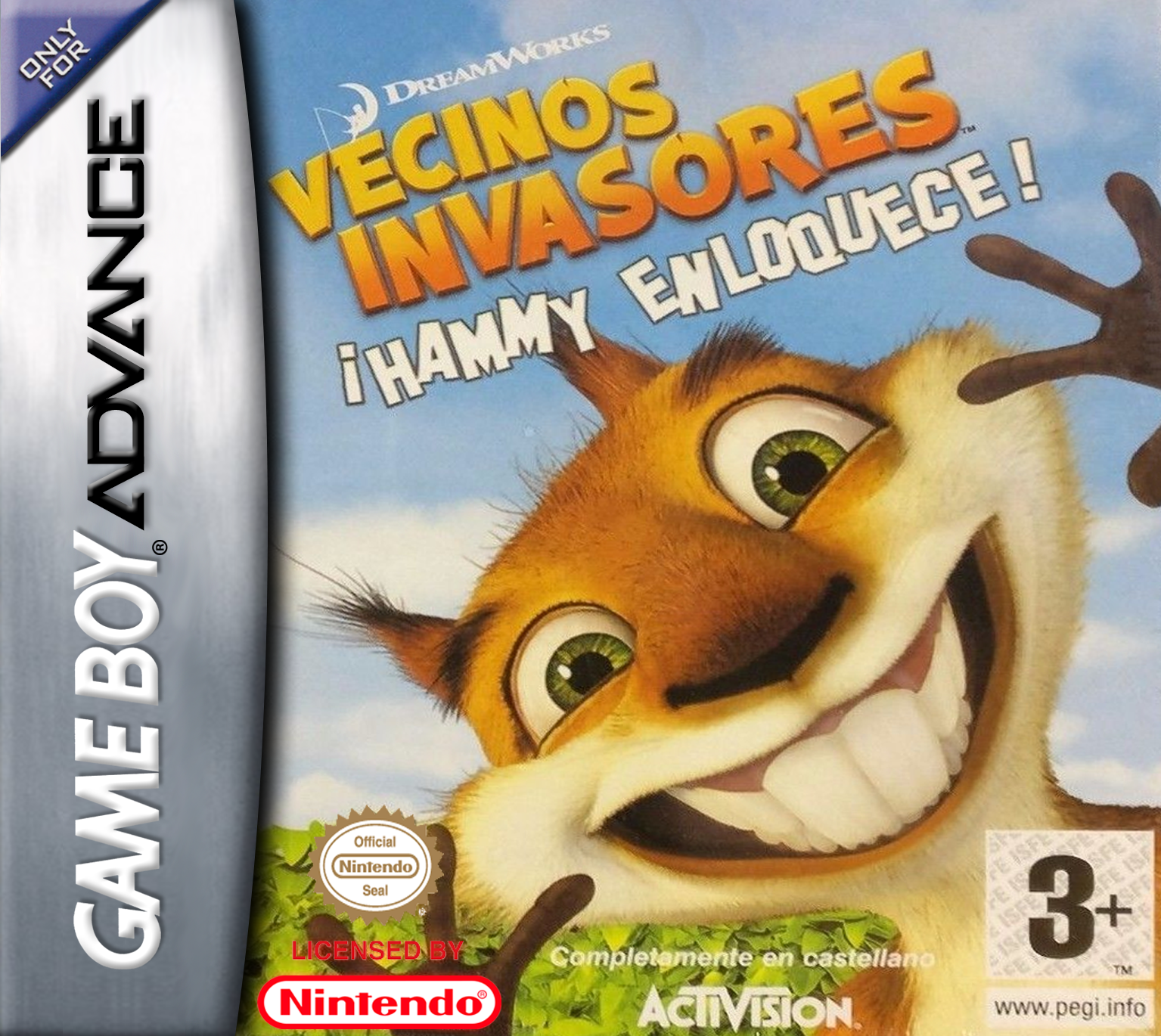 Over The Hedge - Hammy Goes Nuts! — box-2D (SP)