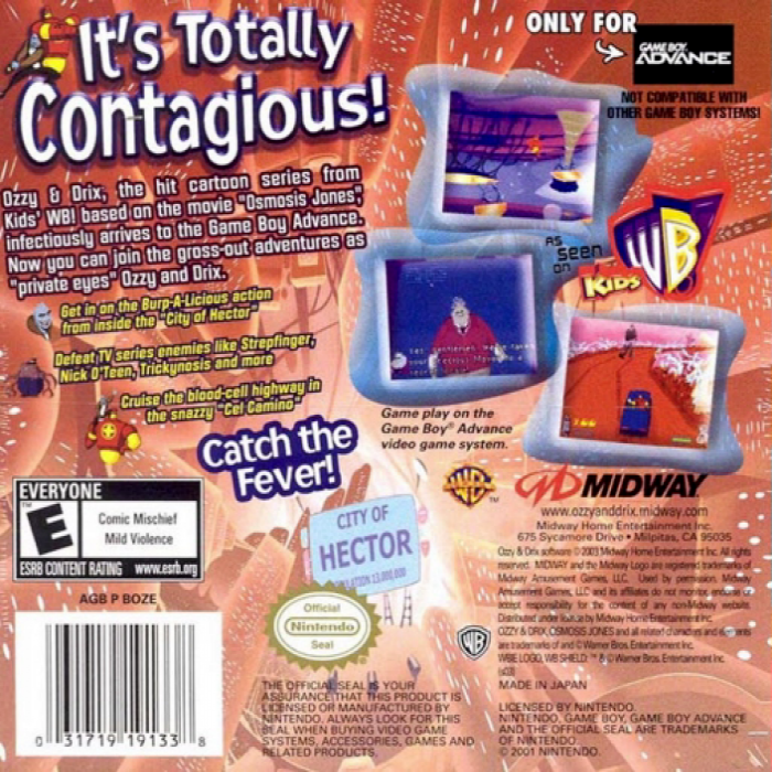 Ozzy And Drix — box-2D-back (US)