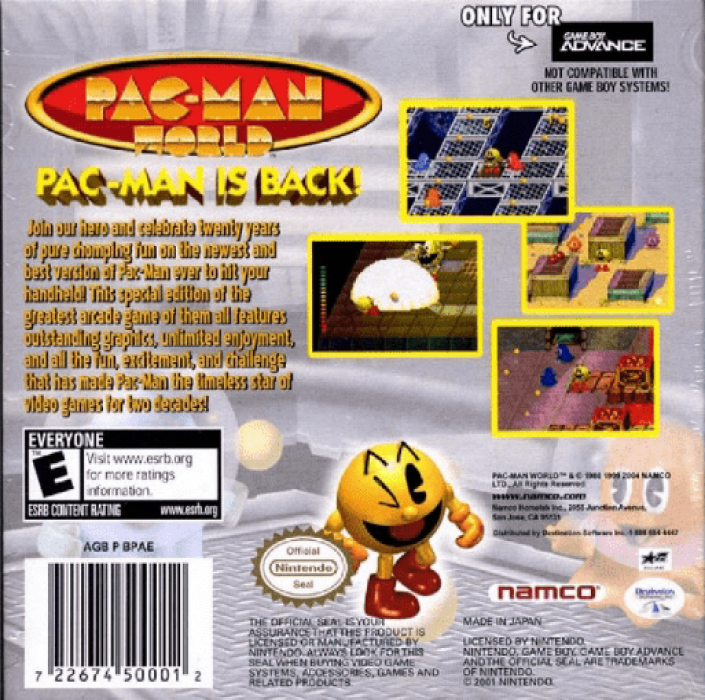 Pac-Man World — box-2D-back (US)