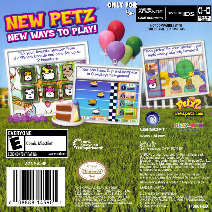 Petz - Hamsterz Life 2 — box-2D-back (US)