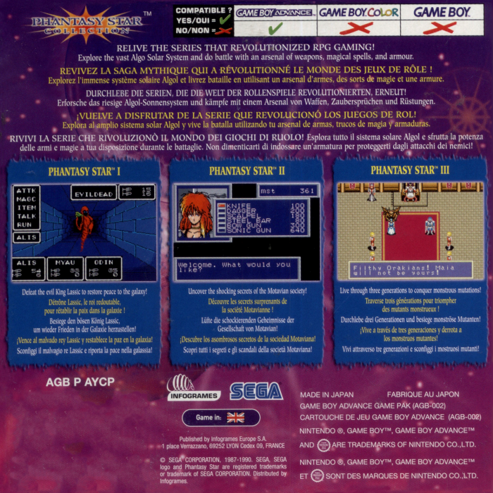 Phantasy Star Collection — box-2D-back (EU)