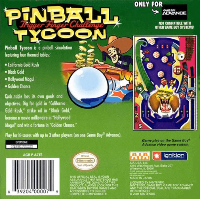 Pinball Tycoon — box-2D-back (US)