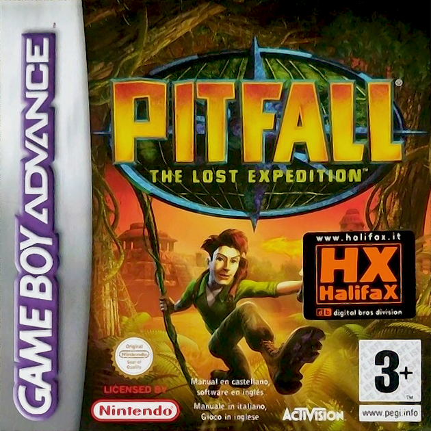 Pitfall - The Lost Expedition — box-2D (EU)