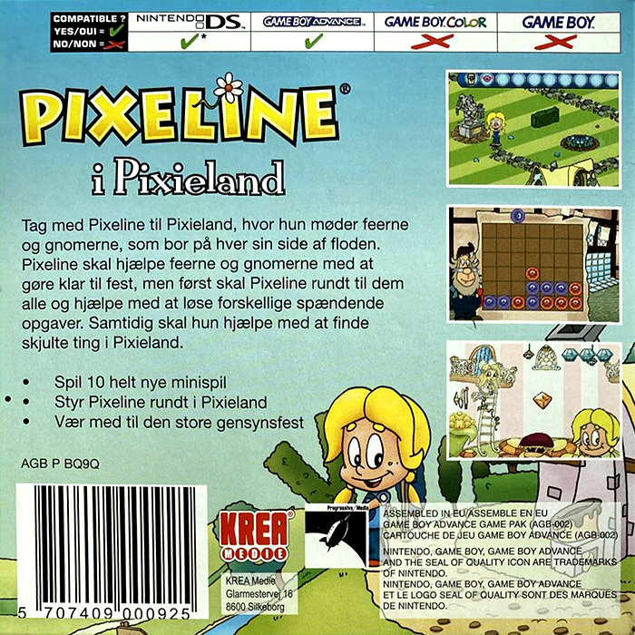 Pixeline i Pixieland — box-2D-back (EU)