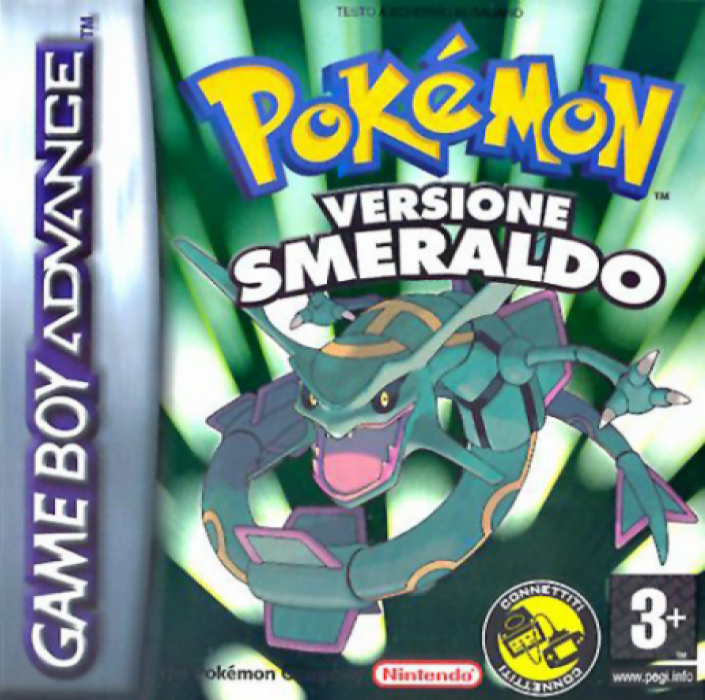 Pokémon - Emerald Version — box-2D (IT)