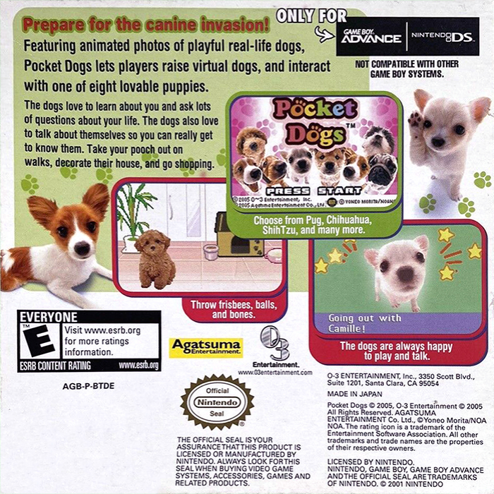 Pocket Dogs — box-2D-back (US)