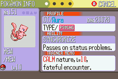 Pokemon - Aura Mew Distribution — ss (WOR)
