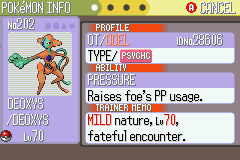 Pokemon - Doel Deoxys Distribution — ss (WOR)