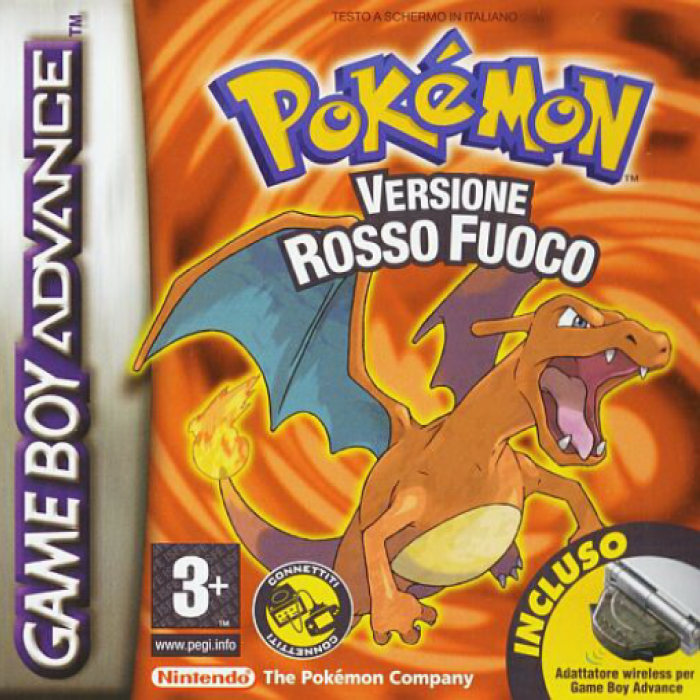 Pokémon - FireRed Version — box-2D (IT)