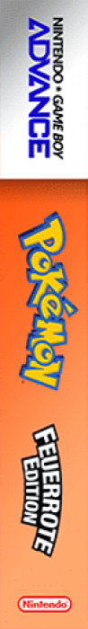 Pokémon - FireRed Version — box-2D-side (DE)