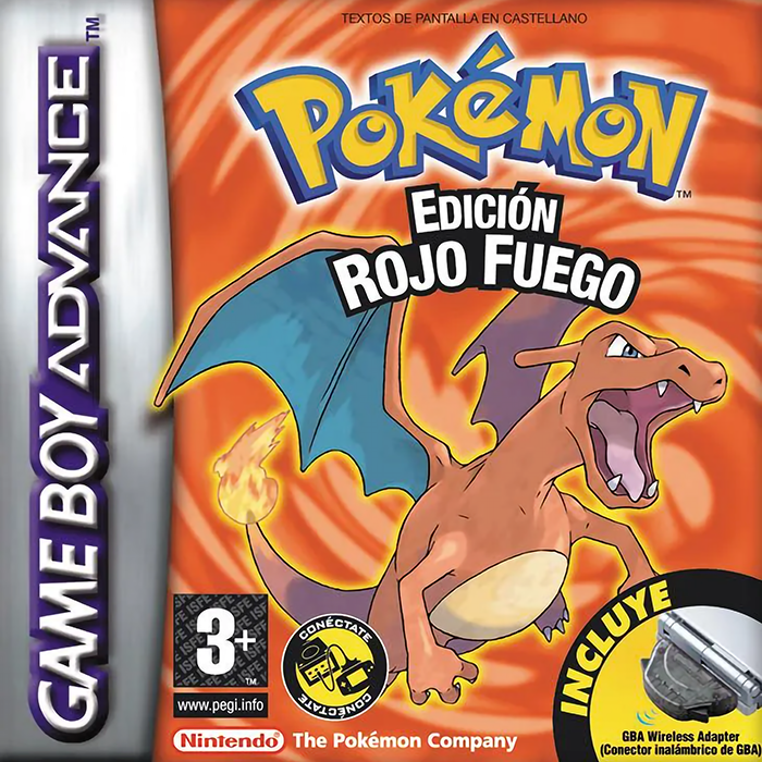 Pokémon - FireRed Version — box-2D (SP)