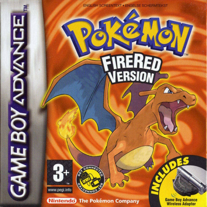 Pokémon - FireRed Version — box-2D (EU)