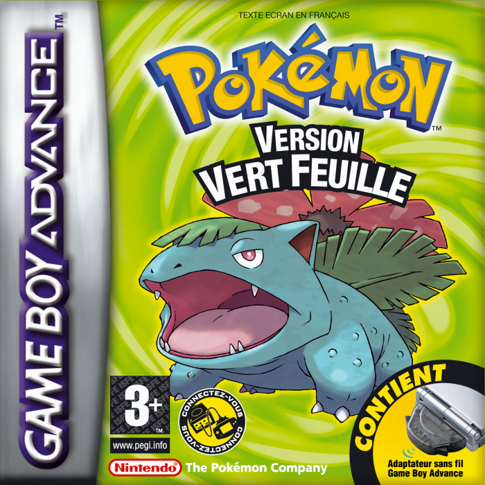 Pokémon - LeafGreen Version — box-2D (FR)