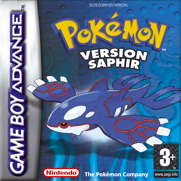 Pokémon - Sapphire Version — box-2D (FR)